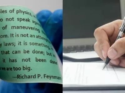 A Rewritable Paper That Can Be Wiped Clean Over And Over Again Just By Changing The Temperature