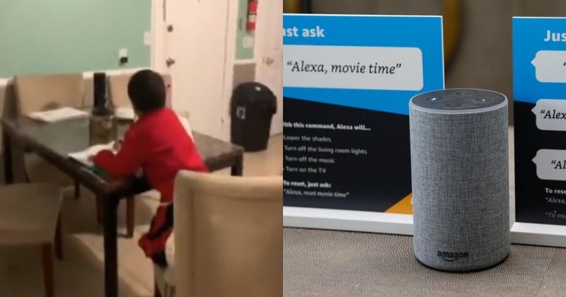 Mom Catches 6 Yo Son Asking Alexa For Help With Math Homework And It Only