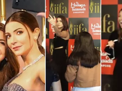 Anushka Sharma Trolls Her Fans In Singapore, Poses As Her Own Wax Statue & Startles Them