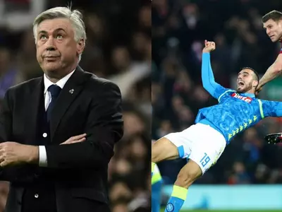 Carlo Ancelotti is not a happy man