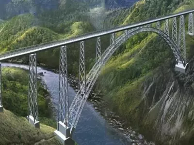 Chenab bridge, railways, Kashmir, Udhampur, highest bridge, Bakkal, Kauri, DRDO