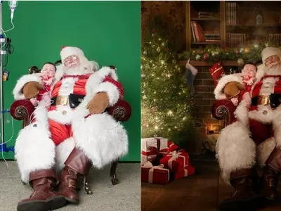 Christmas, Santa Claus, Photographer Gives Sick Children Their Last Photoshoot, Christmas Cheer