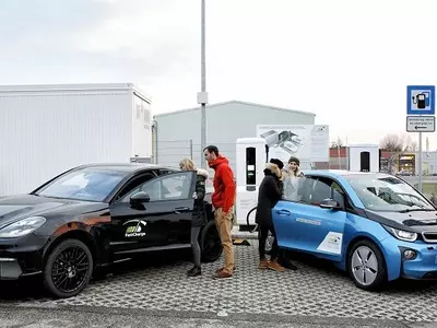 Electric Vehicle, BMW, Porsche, Charging Stations, Superchargers, Technology News, Auto News
