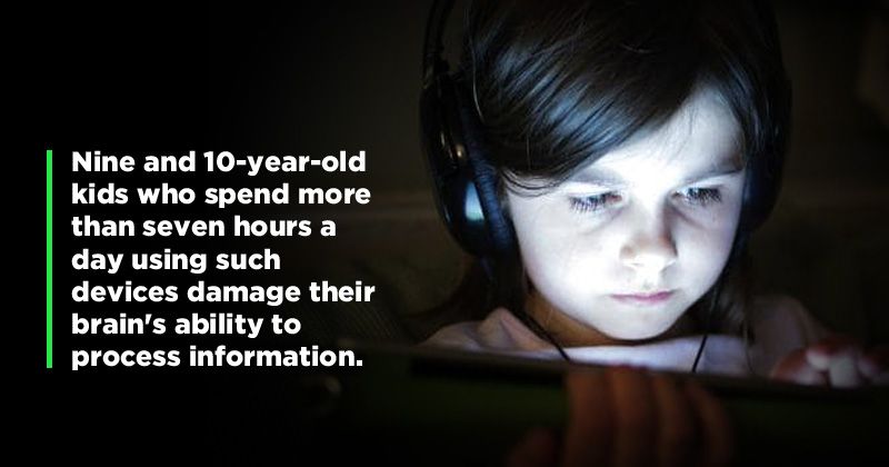 Excessive Screen Time Can Change The Brain Structure Of Kids