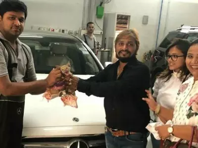 Gujarat Businessman Dismantles Mercedes To Rescue Kitten Hidden Inside Car. Humanity Wins!