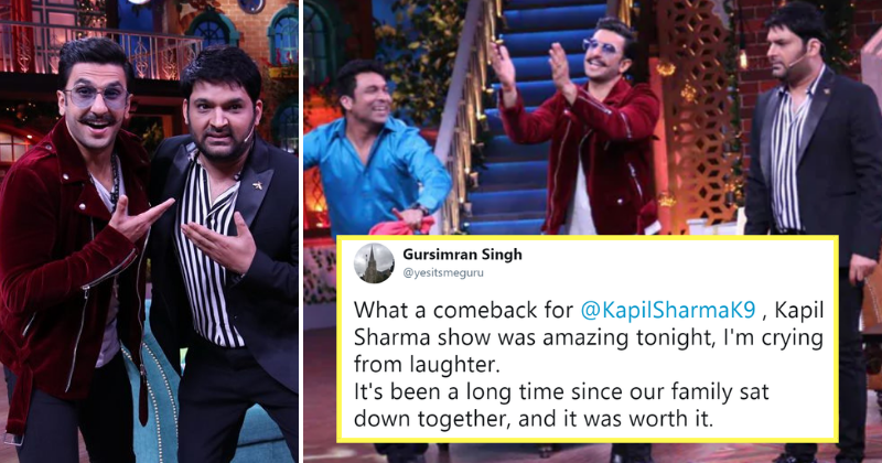 What A Comeback Fans Give A Thunderous Applause To Kapil Sharma As He Returns With Second Season Of His Show The kapil sharma show 12th january 2020 video of sony tv latest hindi drama serial. kapil sharma