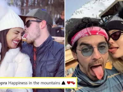 Priyanka-Nick Jonas & Sophie Turner-Joe Jonas Are Enjoying Ski Life On Their Perfect Couples’ Vacati