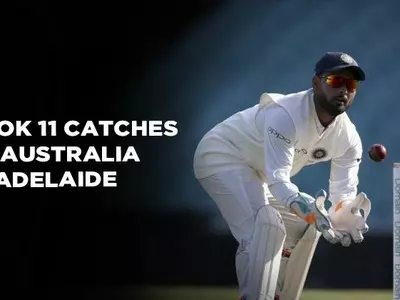 Rishabh Pant took 11 catches vs Australia