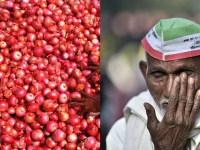 Sanjay Sathe, onion produce, protest, PM Modi, farmers protest, Nashik, Maharashtra