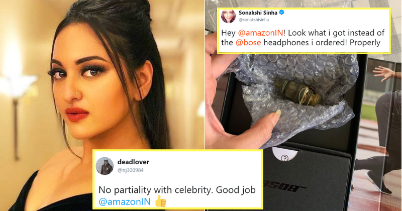 Sonakshi Sinha Receives Iron Piece Instead Of Headphones People Applaud Amazon For Being Impartial Participating in a popular quiz show to help a participant, the kalank star recently failed to answer a question. sonakshi sinha receives iron piece