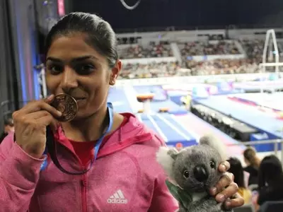 Aruna Reddy Creates History To Win Bronze At Gymnastics World Cup