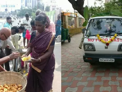 Government Officials Give Part of Salary To NGO For Collecting Excess Food For Needy in Chennai