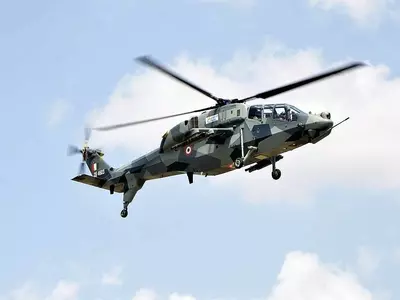 Light Combat Helicopter Makes Maiden Flight With Indigenous Control System
