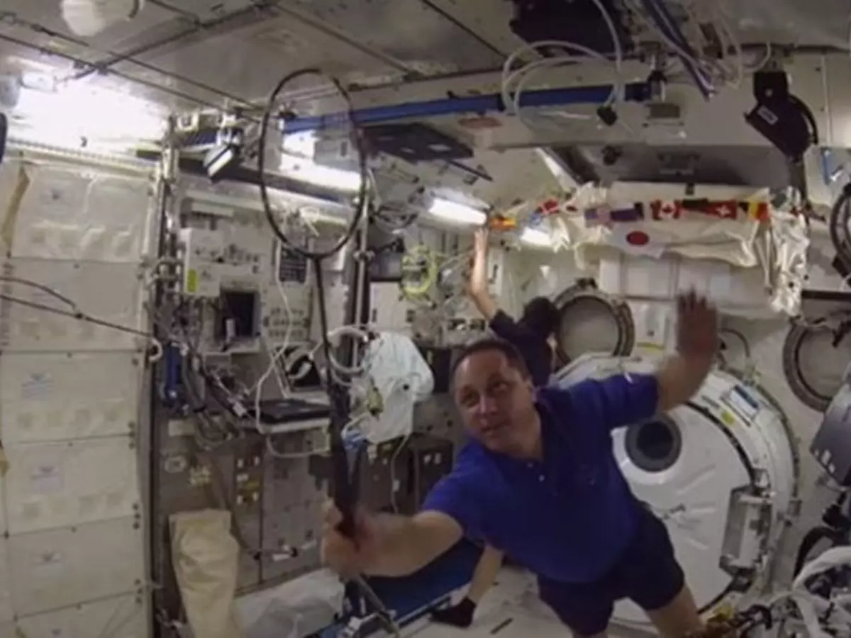 Champs At Work: Astronauts Play Zero-Gravity Badminton Tournament In Space