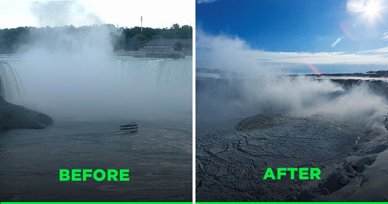 These Before And After Pictures Of The Effects Of Climate Change Will