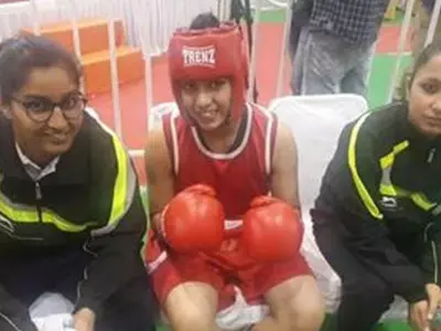 Bhondsi Girl Punches For Gold In Serbia