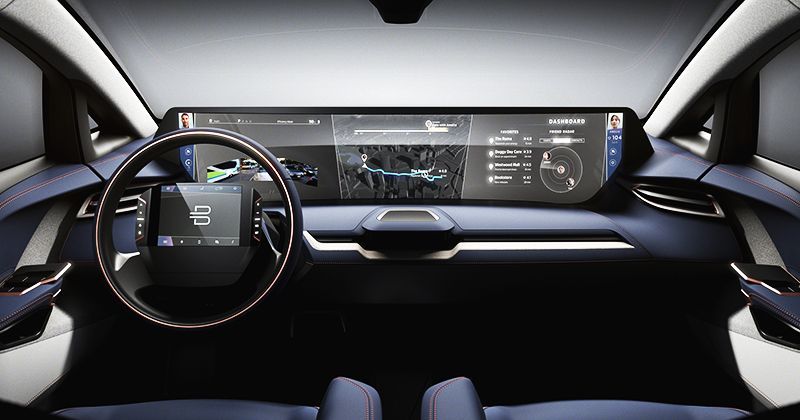 This Car Has A 49-Inch Screen For A Dashboard And An 8-Inch Tablet In ...