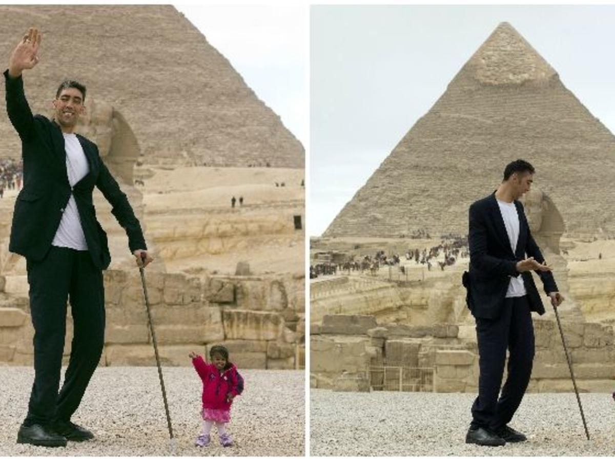 the tallest woman and man in the world