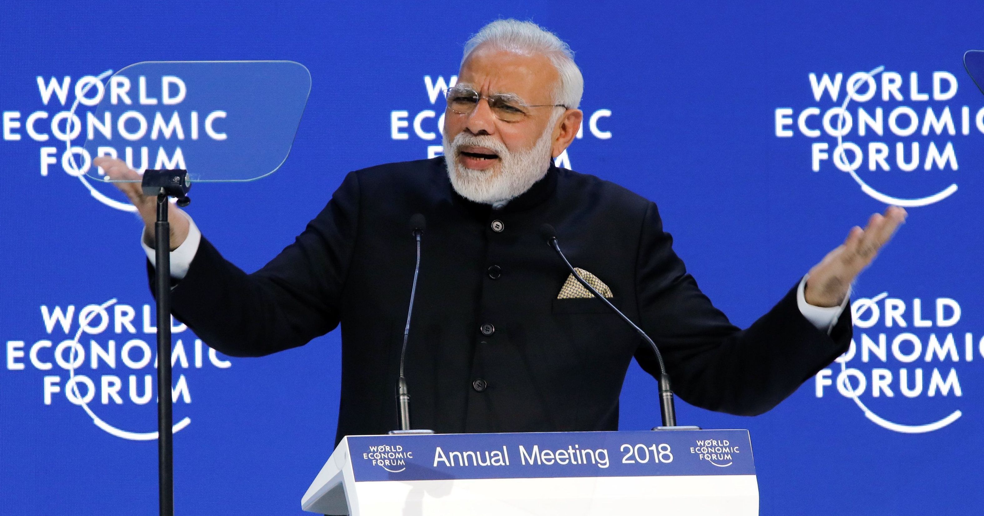 India Aims To Be A $5 Trillion Economy By 2025, Says PM Modi At Davos