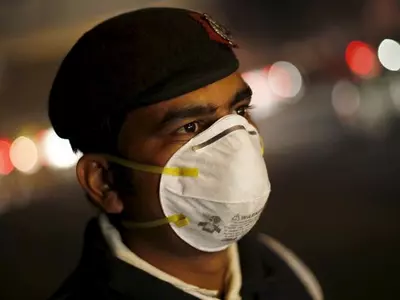 Pollution Hurting Health Of Traffic Cop