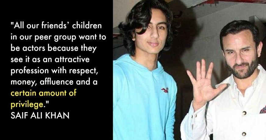 Saif Ali Khan Makes A Strong Point On Celebrity Kids And Their Desire