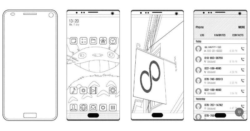 Samsung Patent Shows It's Considering A Display With Holes To Compete ...