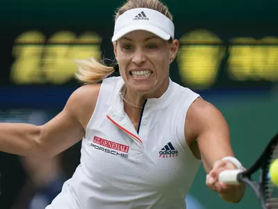 Angelique Kerber won in straight sets