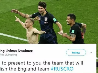 Croatia will face England in the semis