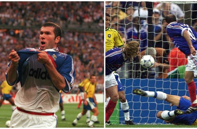 Historic goals: Zidane