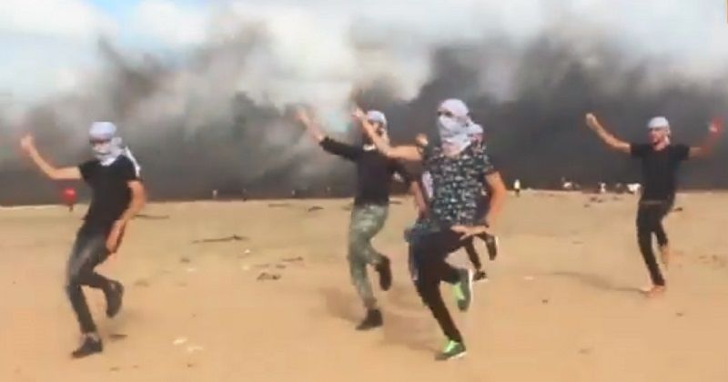 Video Of Palestinians Performing Dance To The Sound Of Bullets At Gaza ...