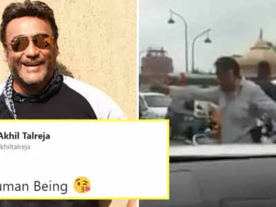 Jackie Shroff Turns Traffic Police, Wins Hearts As He Clears Jam On A Lucknow Road