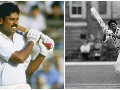 Kapil Dev hit 4 straight sixes at Lord's