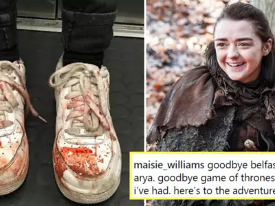 Maisie Williams AKA Arya Stark Bids Farewell To ‘Game Of Thrones’ Season 8 With A Blood Photo