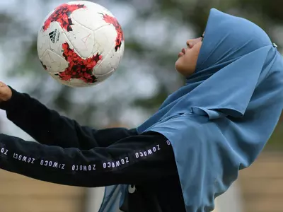 Malaysian Girl Wearing A Hijab