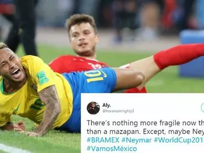 Neymar is the butt of all internet jokes