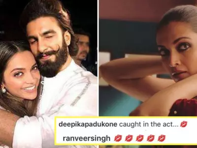 Romance Is In The Air! Ranveer Singh Showers Kisses On Deepika Padukone’s Red Hot Picture