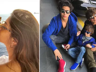 Shah Rukh Khan Is Soaking The Sun With His Family In Barcelona & They’re All Having A Ball