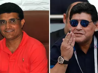 Sourav Ganguly Favourite Diego Maradona