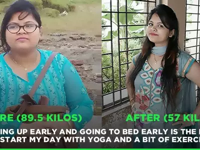 This Woman Lost 32 Kilos In 9 Months By Including Yoga And Lemon Water Into Her Lifestyle