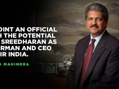 Anand Mahindra Has A Proposal To Turn Around The Fate Of India's National Carrier