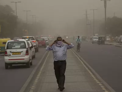 Delhi dust