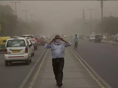 Dust Storms Push Delhi Pollution To Dangerous Level,