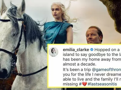 Emilia Clarke Bids Farewell To GoT In A Heartwarming Post, Jason Momoa Writes ‘Proud Of You’