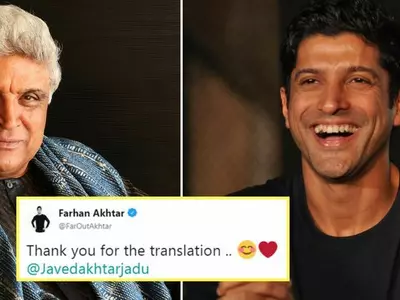 Fan Asks For Hindi Translation Of Farhan Akhtar’s Beautiful Musing, Javed Akhar Works His Magic