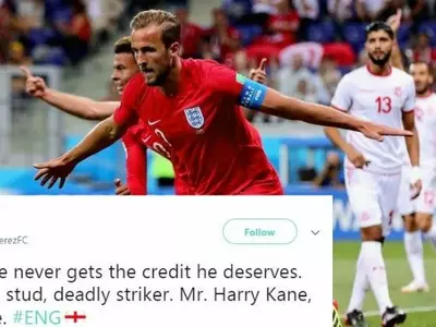 Harry Kane scored twice vs Tunisia