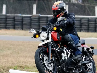 Man Takes Rs 10 Lakh Harley Davidson Bike For Test Ride