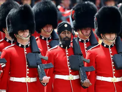 Sikh soldier/Reuters