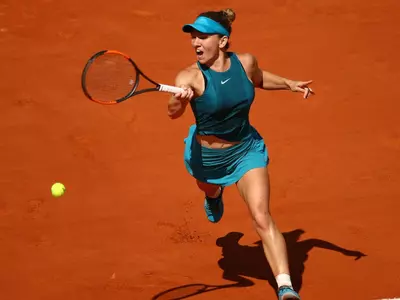 Simona Halep won in the deciding set