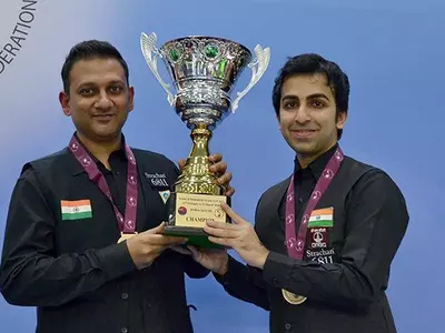 Advani Led India Beat Pakistan To Win Snooker Team World Cup