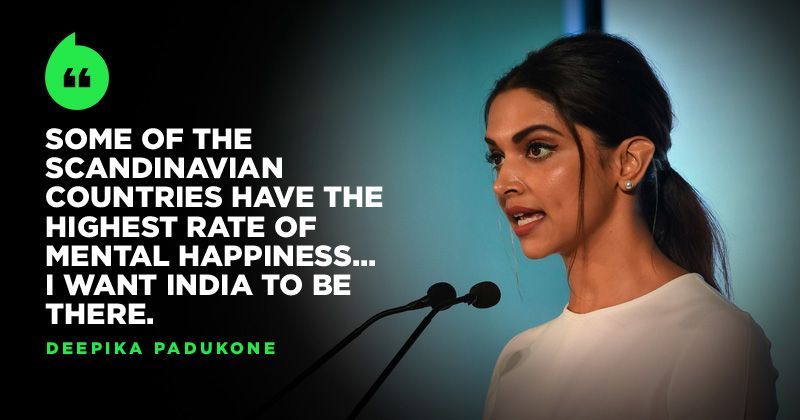 Deepika Wants India To Become The 'Happiest Country', Says The Only ...